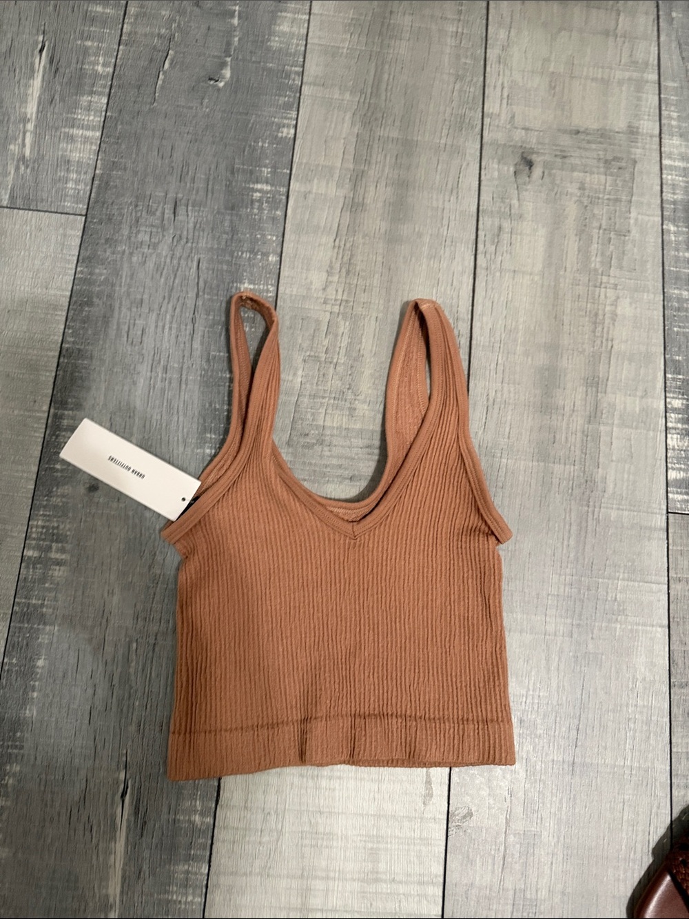 OUT FROM UNDER Ribbed Cropped Tank - Urban Outfitters